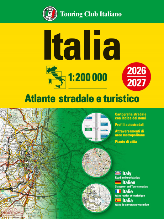 ITALY | TCI road atlas