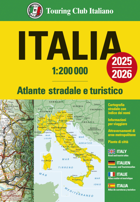 ITALY | TCI road atlas