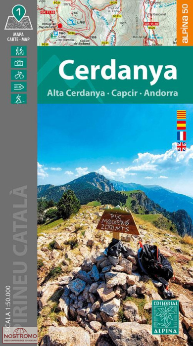 38 CERDANYA | Alpina hiking map