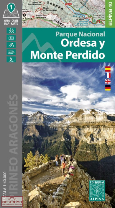 12 ORDESA Y MONTE PERDIDO | Alpina hiking map