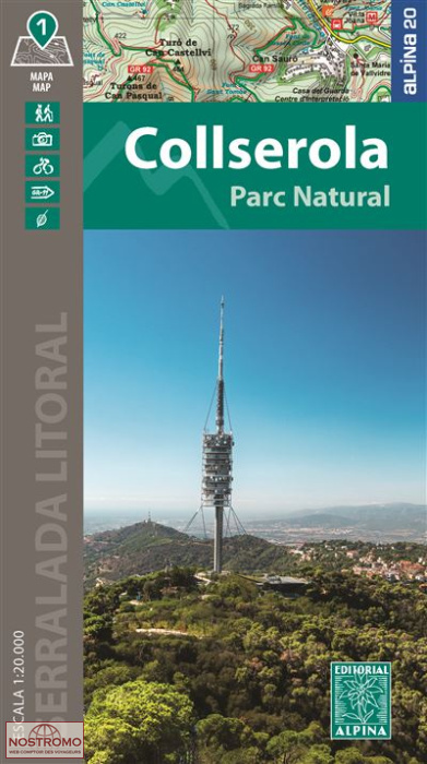 71 COLLSEROLA | Alpina hiking map