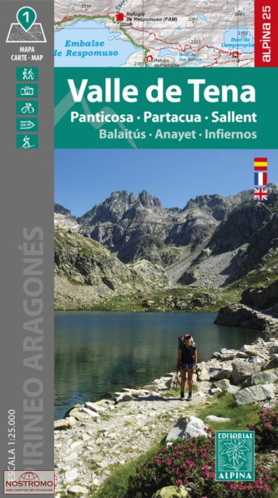 07 VALLE DE TENA | Alpina hiking map
