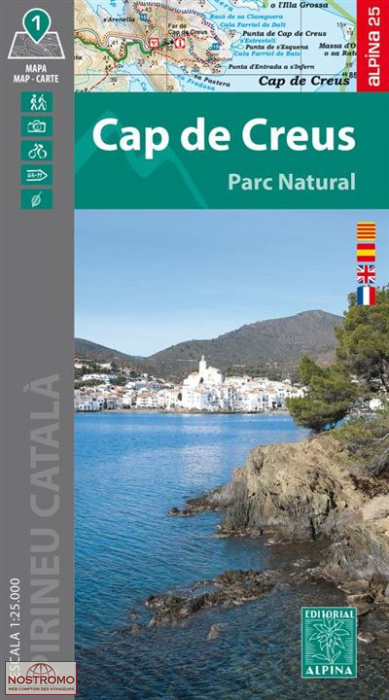 54 CAP DE CREUS | Alpina hiking map
