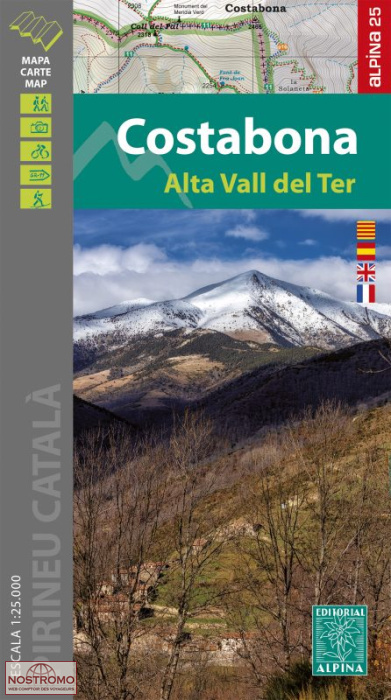47 COSTABONA - ALTA VALL DEL TER | Alpina hiking map