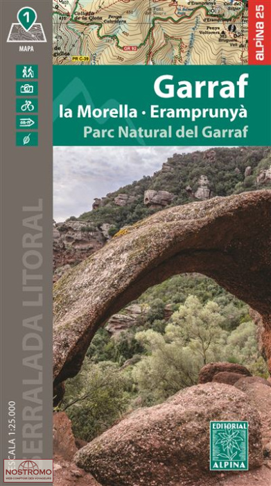 72 GARRAF - LA MORELLA - ERAMPRUNYÀ | Alpina hiking map