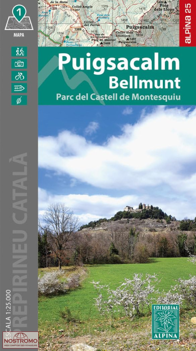 58 PUIGSACALM - BELLMUNT | Alpina hiking map