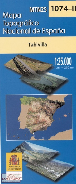 1074-3 TAHIVILLA | carte topographique CNIG