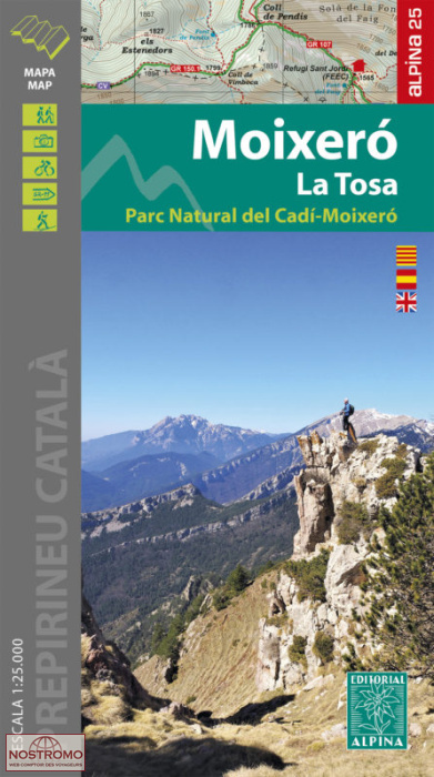 37 MOIXERÓ - LA TOSA | Alpina hiking map
