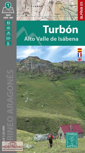 21 TURBÓN - ALTO VALLE DE ISÁBENA | Alpina hiking map