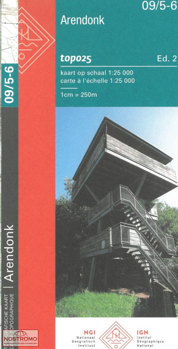 09/5-6 ARENDONK | NGI/IGN topographical map