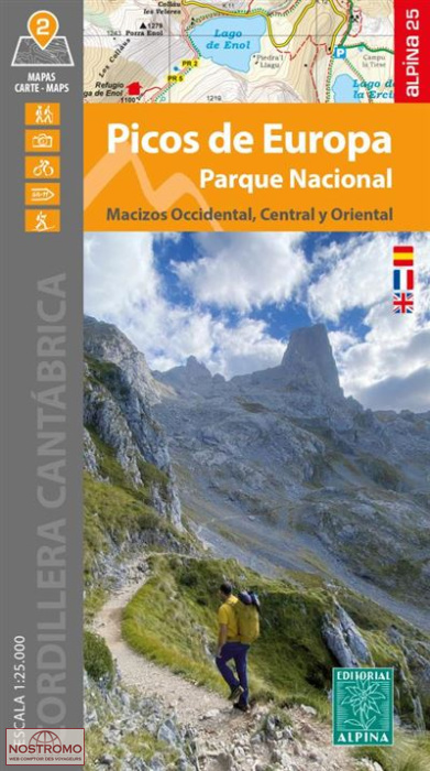 93 PICOS DE EUROPA | cartes de randonnée Alpina