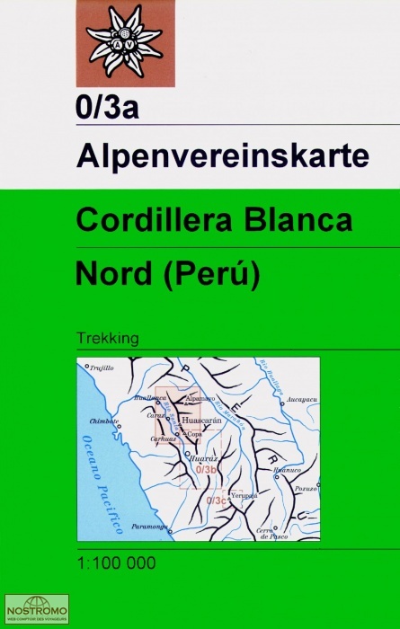 CORDILLERA BLANCA NORTH 03/A | Alpenverein topographical map