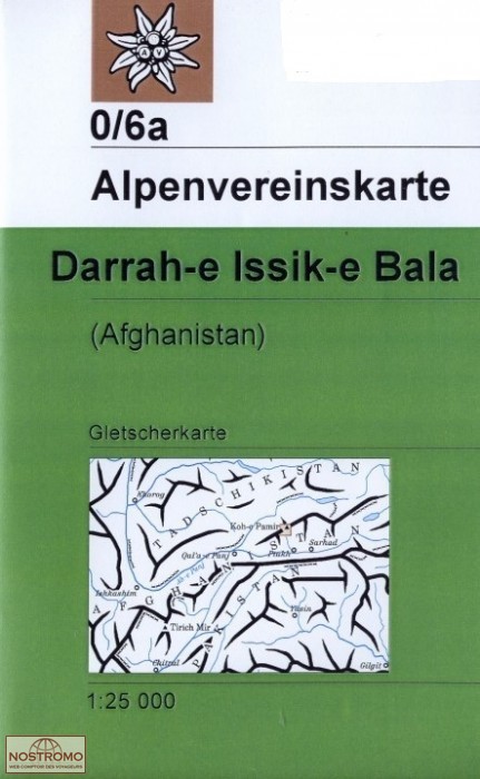 DARRAH-E ISSIK-E BALA 0/6A | carte topographique Alpenverein