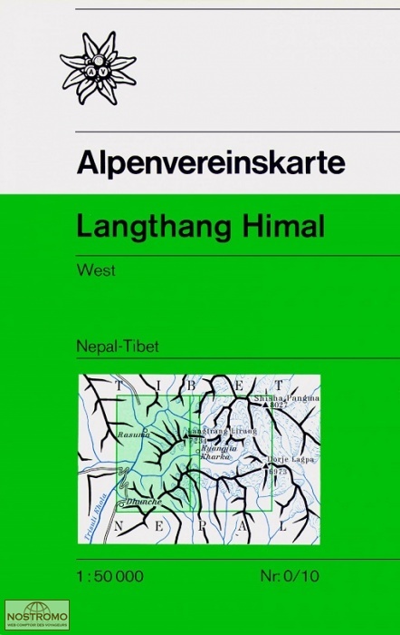 LANGTHANG HIMAL OUEST 0/10 | carte topographique Alpenverein