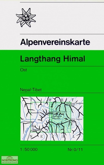 LANGTHANG HIMAL EST 0/11 | carte topographique Alpenverein
