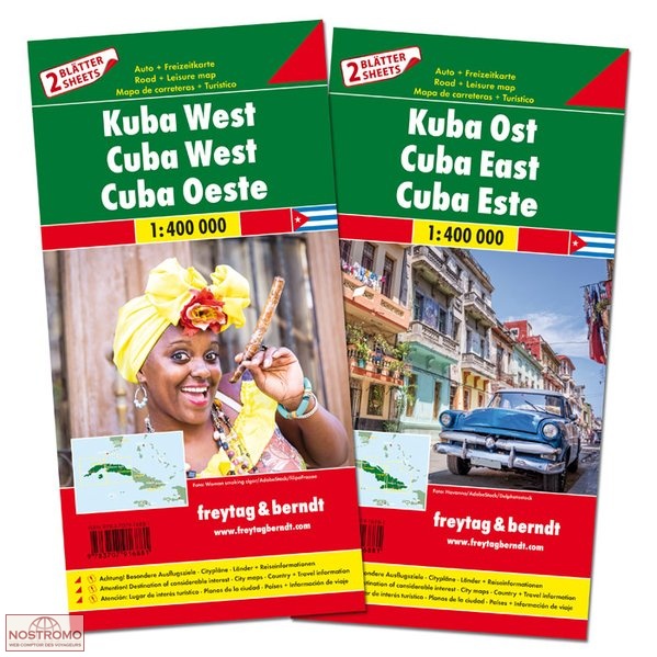 CUBA EST ET OUEST | cartes routières Freytag & Berndt