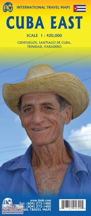 CUBA EST | carte touristique ITMB