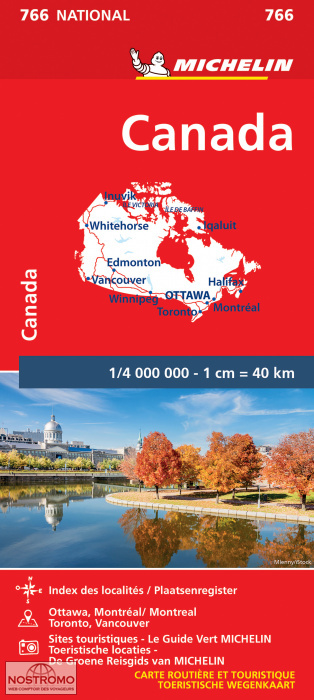 CANADA 766 | Michelin road map