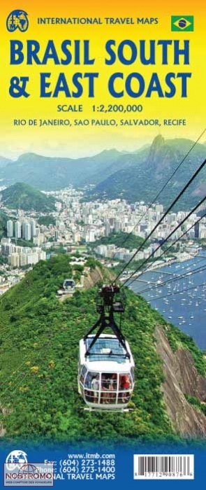 BRAZIL SOUTH & EAST COAST | ITMB travel map