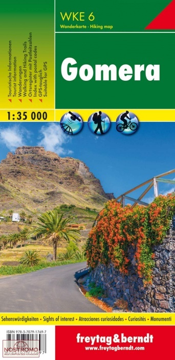 WKE6 GOMERA | Freytag & Berndt hiking map