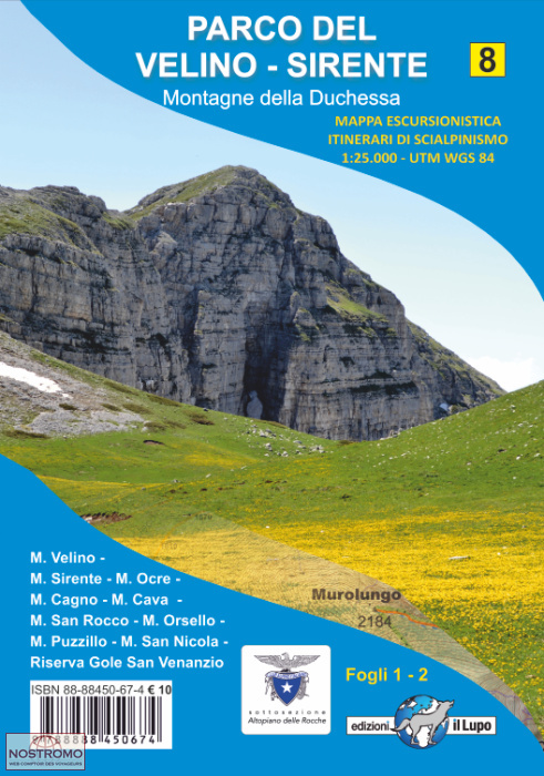08 VELINO - SIRENTE | Il Lupo hiking maps
