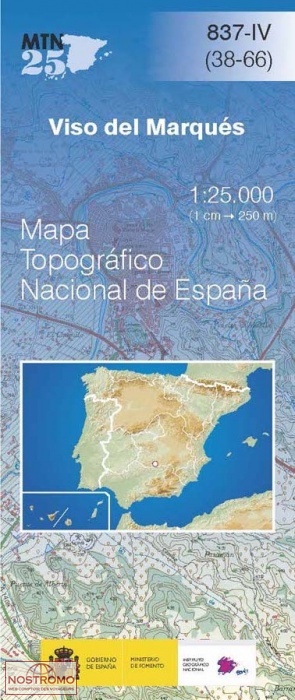837-4 VISO DEL MARQUÉS | carte topographique CNIG