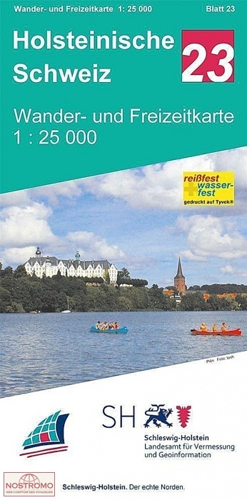 23 HOLSTEINISCHE SCHWEIZ | LVGSH hiking map
