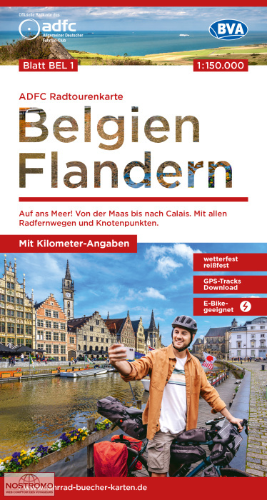 FLANDERS | BVA BikeMedia cycling map