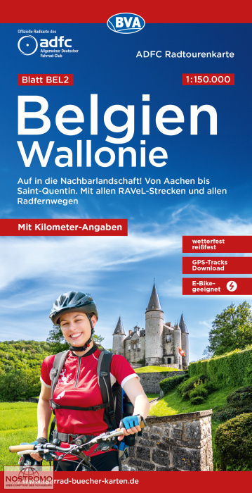 WALLONIA | BVA BikeMedia cycling map