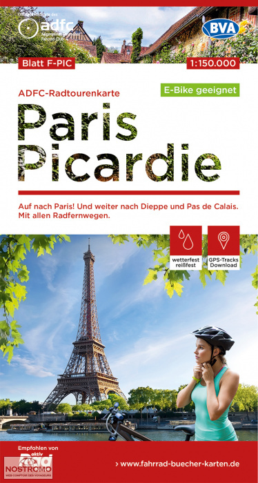 PARIS - PICARDY | BVA BikeMedia cycling map