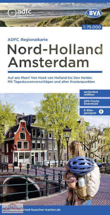 HOLLAND NORTH - AMSTERDAM | BVA BikeMedia cycling map