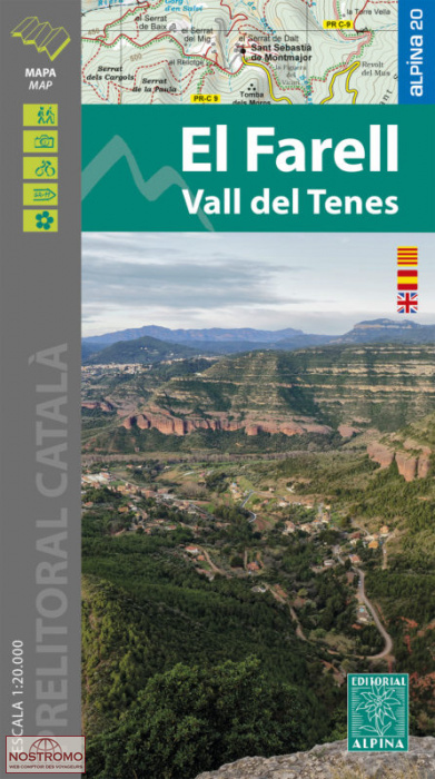 66 EL FARELL – VALL DEL TENES | Alpina hiking map