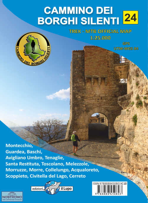 24 CAMMINO DEI BORGHI SILENTI | Il Lupo hiking map