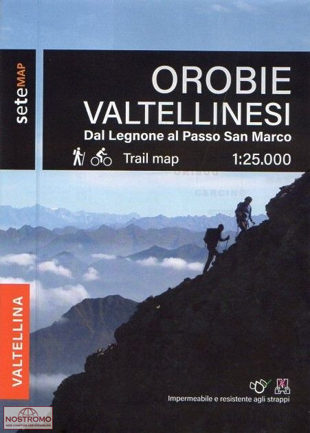OROBIE VALTELLINESI | carte de randonnée Sete Map