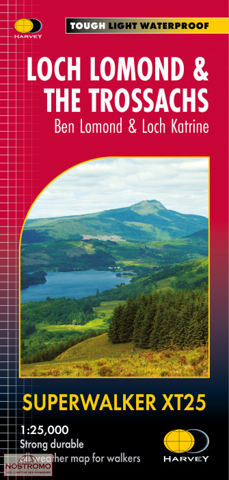 LOCH LOMOND & THE TROSSACHS | Harvey hiking map