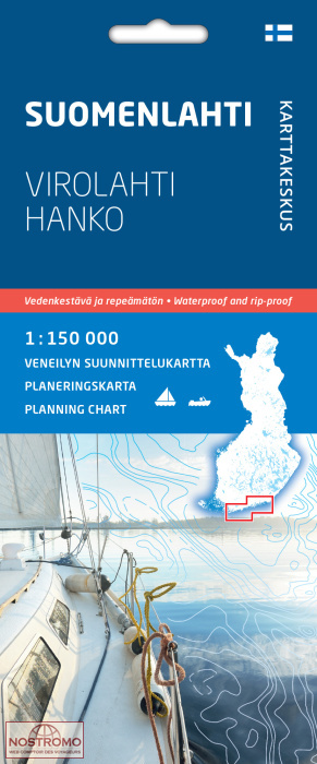 GOLFE DE FINLANDE : VIROLAHTI - HANKO | carte marine Karttakeskus