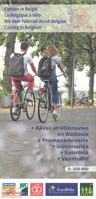LA BELGIQUE À VÉLO | NGI/IGN cycling map