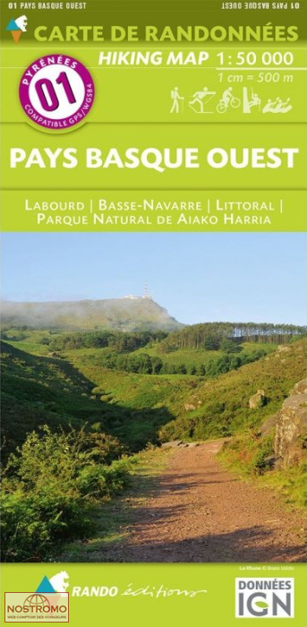 01 WESTERN BASQUE COUNTRY | Rando hiking map