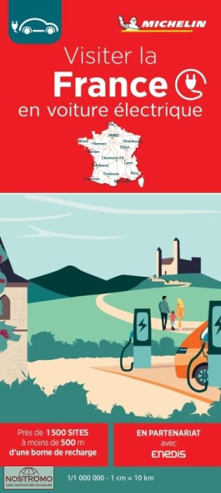 VISITER LA FRANCE EN VOITURE ÉLECTRIQUE | carte routière Michelin