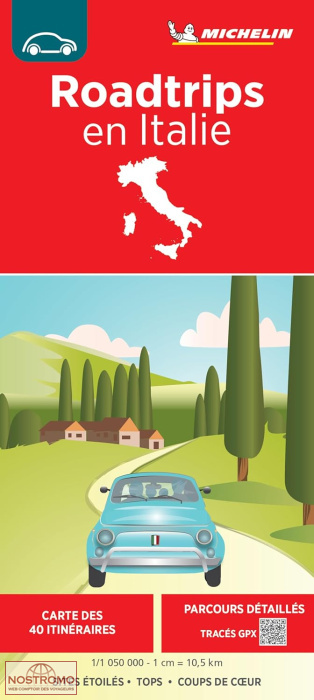 ROADTRIPS EN ITALIE | Michelin road map