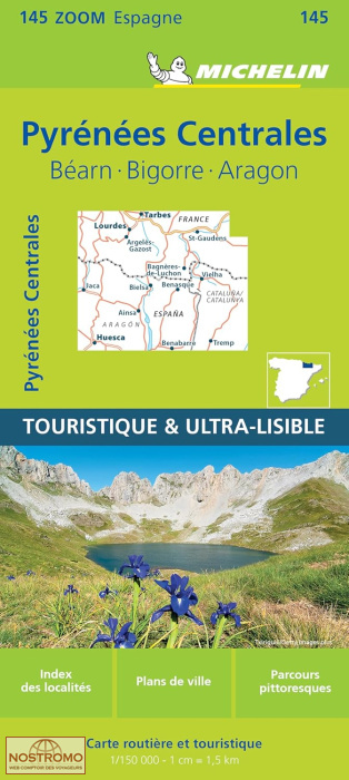 145 CENTRAL PYRENEES | Michelin road map