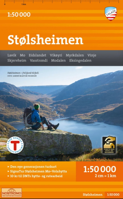 STØLSHEIMEN | Calazo hiking map