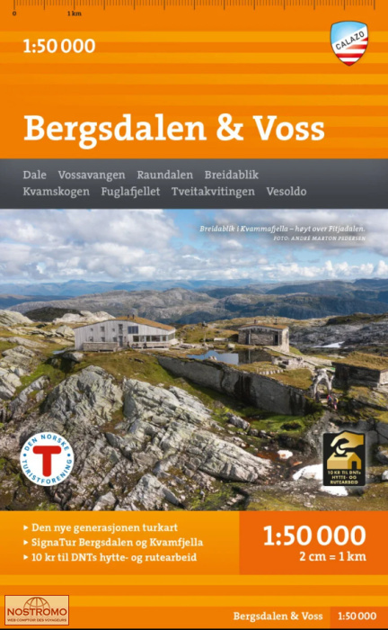 BERGSDALEN & VOSS | carte de randonnée Calazo