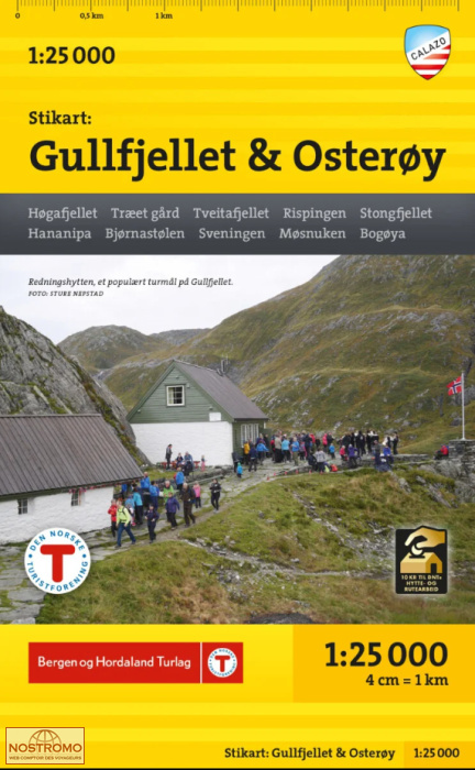 GULLFJELLET & OSTERØY | carte de randonnée Calazo