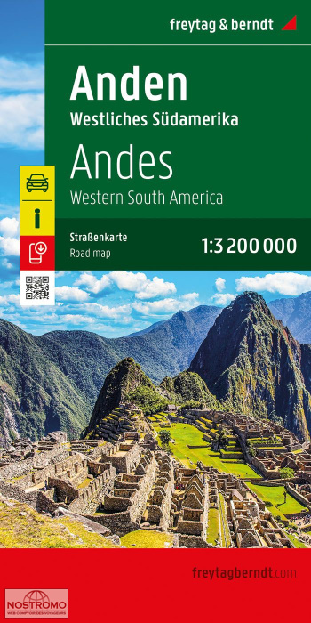 LES ANDES | carte touristique Freytag & Berndt
