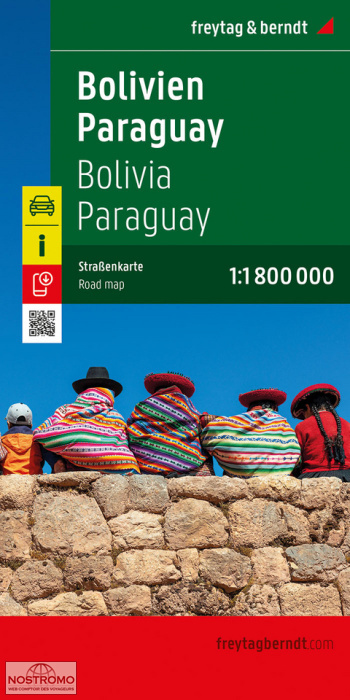 BOLIVIA - PARAGUAY | Freytag & Berndt road map