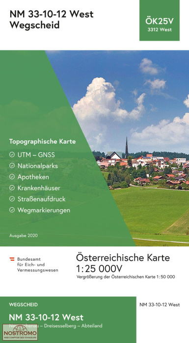 3312-WEST WEGSCHEID | BEV topographical map