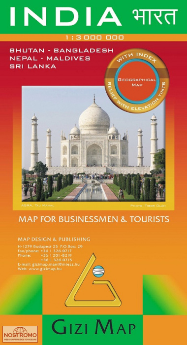INDIA | Gizi Map travel map
