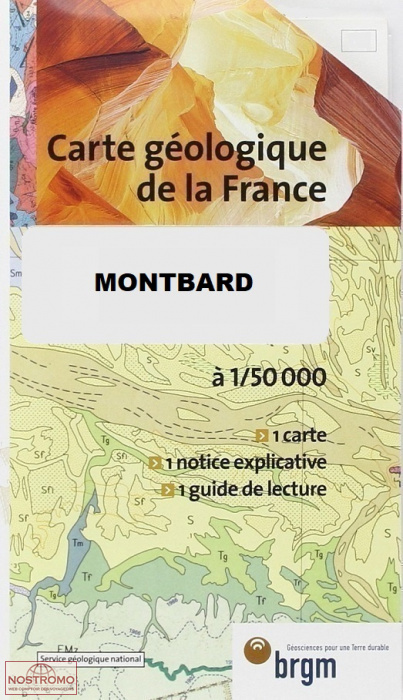 0437 MONTBARD | BRGM geological map