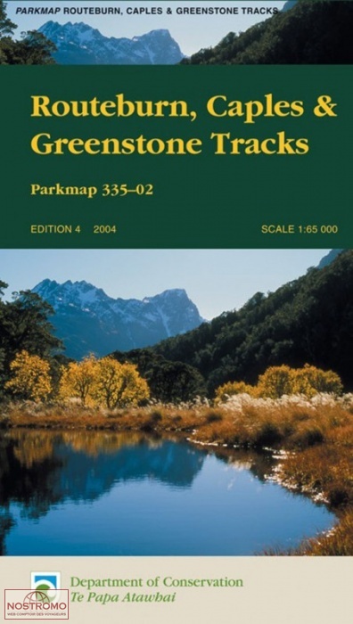 ROUTEBURN, CAPLES & GREENSTONE - 335 02 | Department of Conservation hiking map